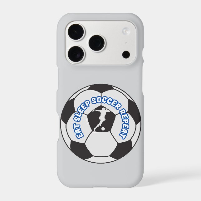 eat sleep soccer repeat  (Back)
