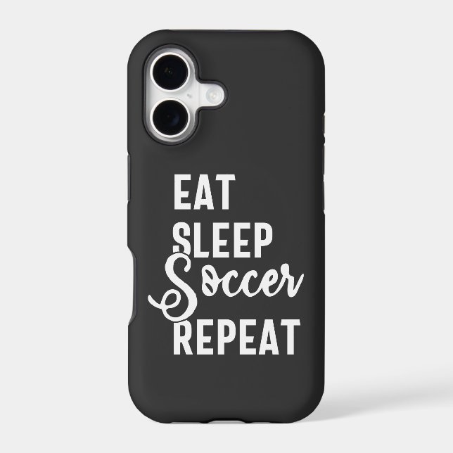 eat sleep soccer repeat (Back)