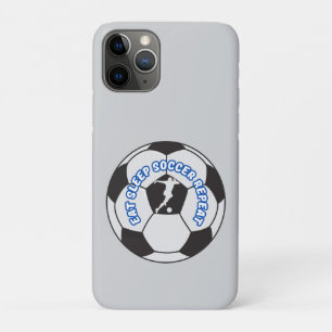 eat sleep soccer repeat Case-Mate iPhone case