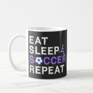 Eat+Sleep+soccer+Repeat Coffee Mug