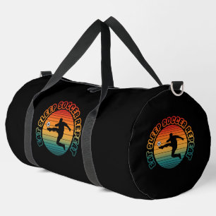 eat sleep soccer repeat  duffle bag