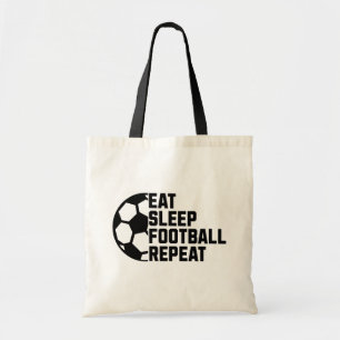 Eat Sleep Soccer Repeat – Minimal Sports Tote Bag
