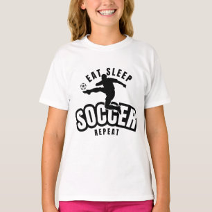 eat sleep soccer repeat T-Shirt