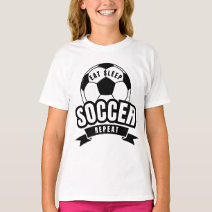 eat sleep soccer repeat T-Shirt