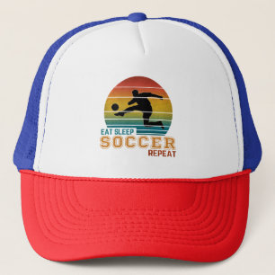 Eat Sleep Soccer Repeat Trucker Hat