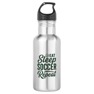 Eat Sleep Soccer Repeat Vintage Shirt Design_1 532 Ml Water Bottle