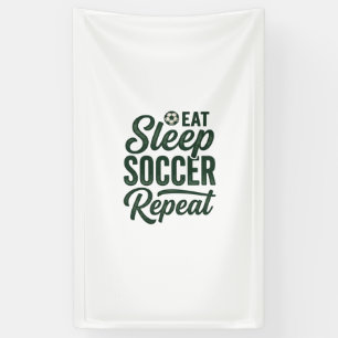 Eat Sleep Soccer Repeat Vintage Shirt Design_1 Banner