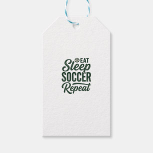 Eat Sleep Soccer Repeat Vintage Shirt Design_1 Gift Tags