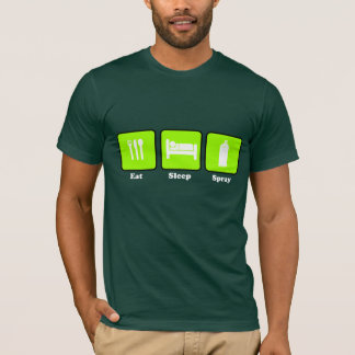 Eat, Sleep , Spray (Lime) T-Shirt