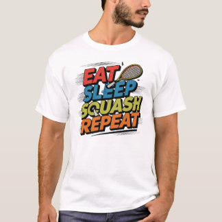 Eat Sleep Squash Repeat T-Shirt