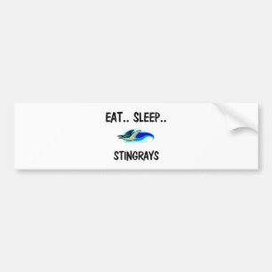 Eat Sleep STINGRAYS Bumper Sticker