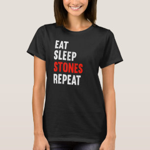 Eat Sleep Stones Repeat Stonemason Artificer Mason T-Shirt