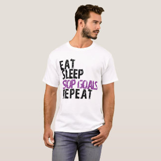 Eat Sleep Stop Goals Repeat - Goalie T-Shirt