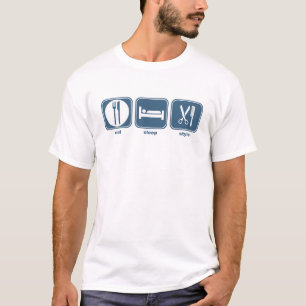 eat sleep style T-Shirt