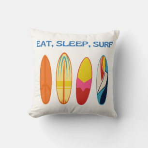 Eat, Sleep, Surf, Repeat - Beach Life Cushion