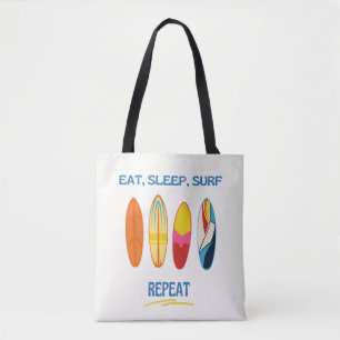 Eat, Sleep, Surf, Repeat - Beach Life Tote Bag