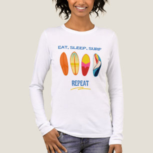 Eat, Sleep, Surf, Repeat - Beach Life Tri-Blend Shirt