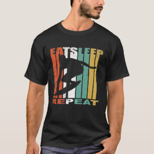 Eat Sleep Surf Repeat Shirt Vintage and Retro Surf