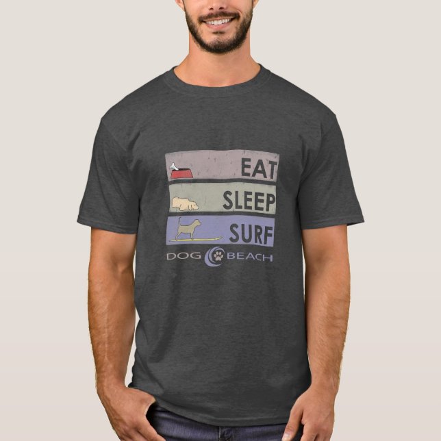 Eat, Sleep, Surf T-Shirt (Front)