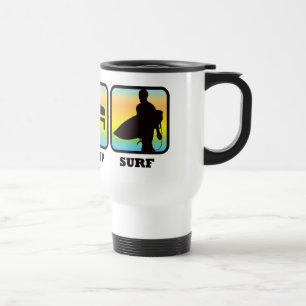 Eat, Sleep, Surf Travel Mug