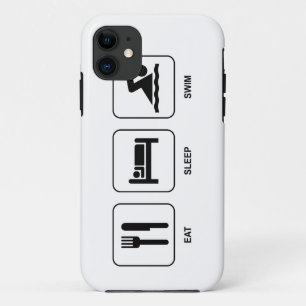 Eat Sleep Swim Case-Mate iPhone Case