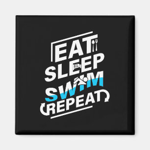 Eat Sleep Swim Magnet