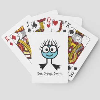 Eat. Sleep. Swim Playing Cards