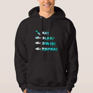 Eat Sleep Swim Repeat Aquarium Fish Tank