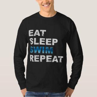Eat Sleep Swim Repeat - Funny Gift for Swimmer T-Shirt