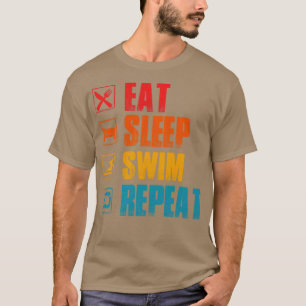 Eat sleep swim repeat T-Shirt
