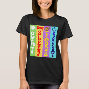 eat sleep tacos repeat T-Shirt