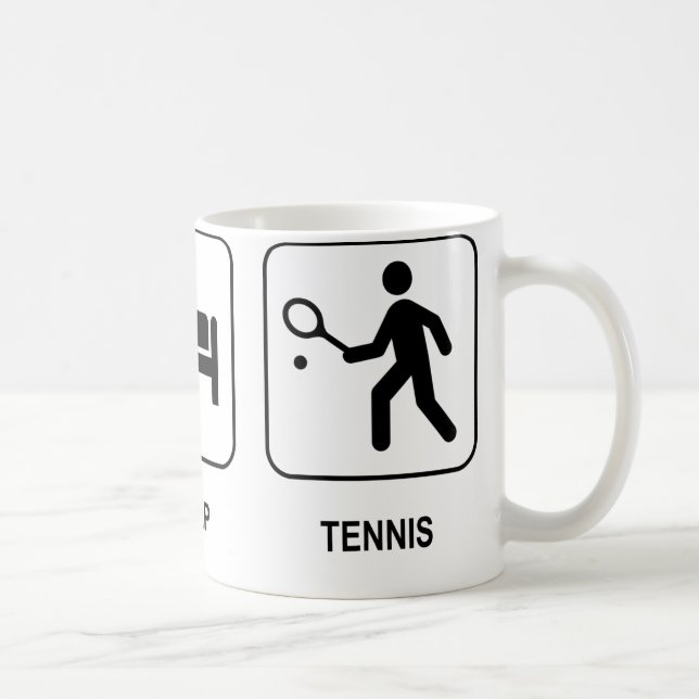 Eat Sleep Tennis Mug (Right)