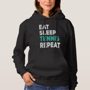 Eat Sleep Tennis Repeat Hoodie