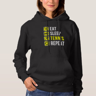 Eat Sleep Tennis Repeat Hoodie