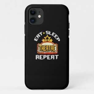 Eat Sleep Theatre Repeat Actor Actress Gift Case-Mate iPhone Case