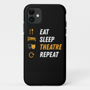 Eat Sleep Theatre Repeat Case-Mate iPhone Case