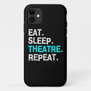 Eat Sleep Theatre Repeat Case-Mate iPhone Case