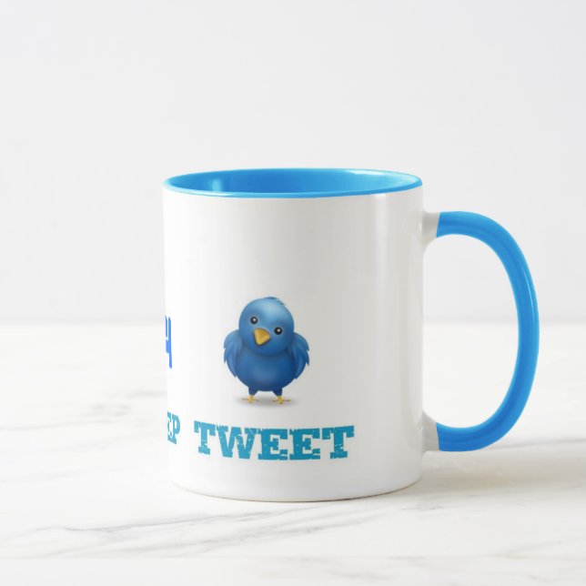 Eat Sleep Tweet Mug (Right)