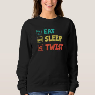 Eat Sleep Twist Balloon Making Animal Shapes Ballo Sweatshirt