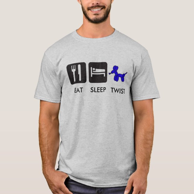 Eat Sleep Twist T-Shirt (Front)