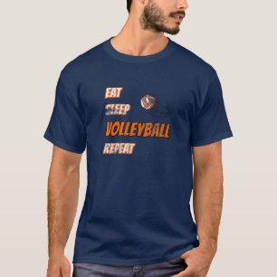 Eat Sleep Volleyball Repeat Sport Fan T-Shirt