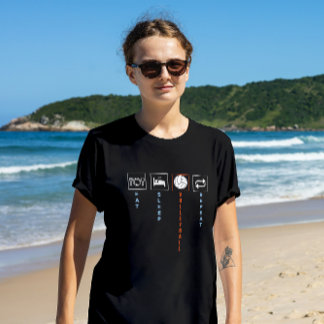 Eat, Sleep, Volleyball, Repeat T-Shirt Tri-Blend Shirt