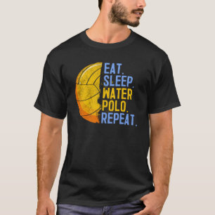 Eat Sleep Water Polo Repeat Swimming Sport Humour 