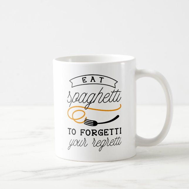 Eat Spaghetti Coffee Mug (Right)