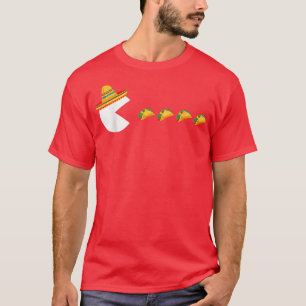 Eat Taco Cinco De Mayo Funny Video Game Meican Fie T-Shirt