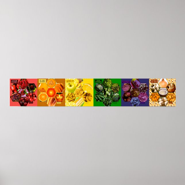 Eat The Rainbow Reminder Poster (Front)