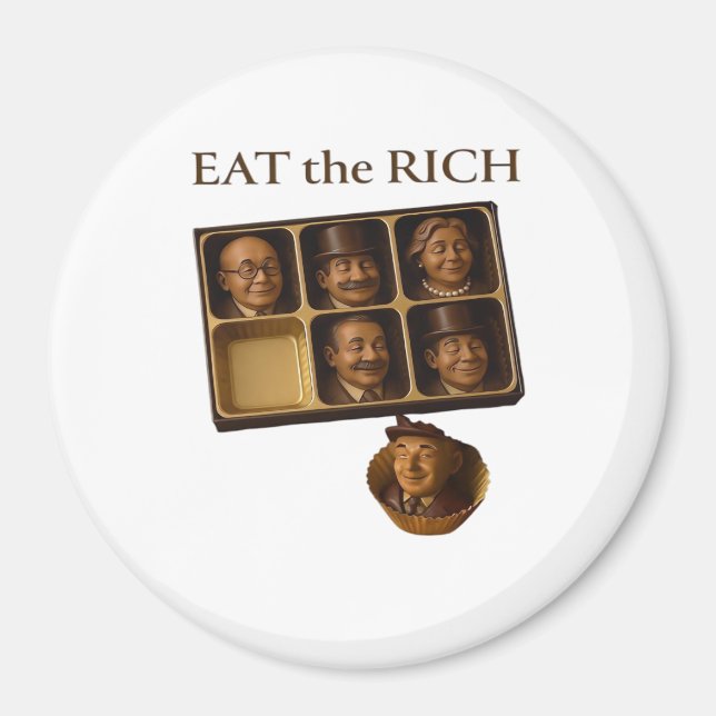 Eat The Rich Classic Magnet (Front)