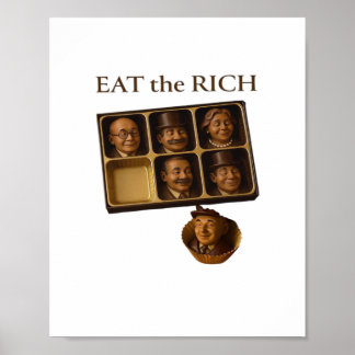 Eat The Rich Classic Poster