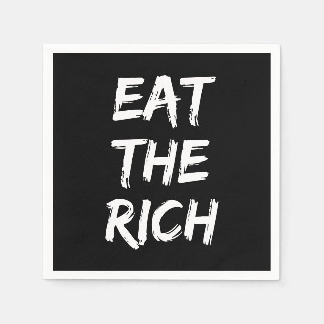 Eat the Rich - Socialist Napkin (Front)