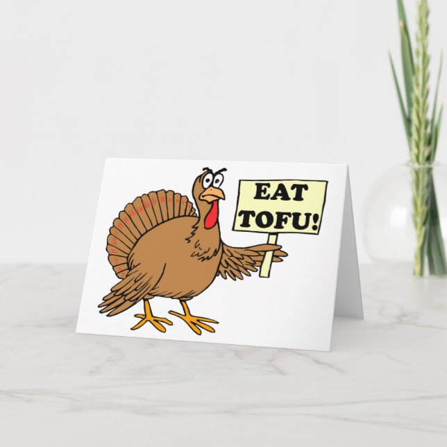 Eat Tofu Holiday Card (Front)